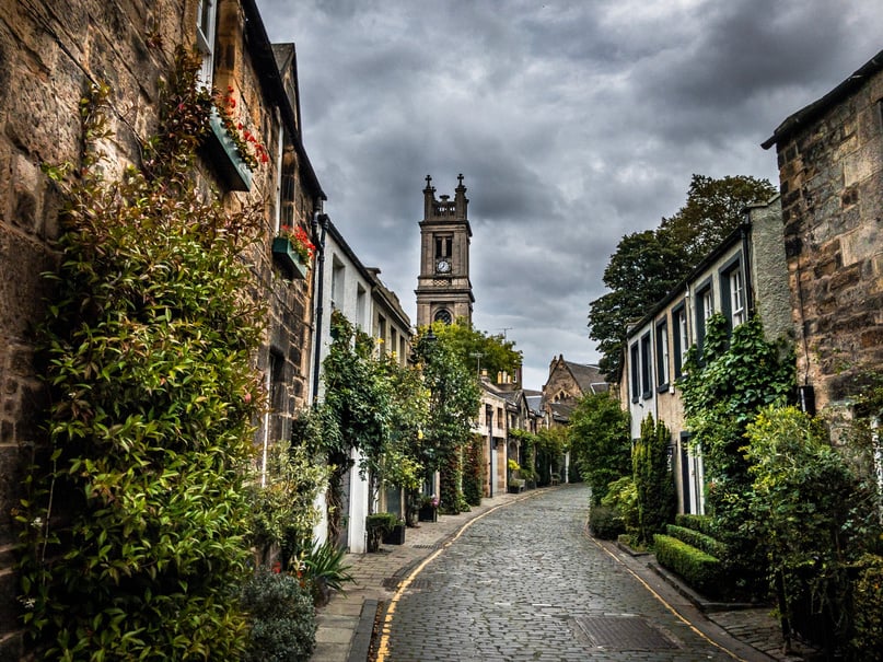 Circus Lane, Edinburgh Scotland